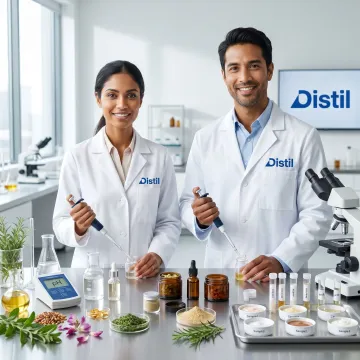 Natural personal care ingredient manufacturing lab
