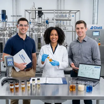 Formulation development process in a specialty chemicals lab