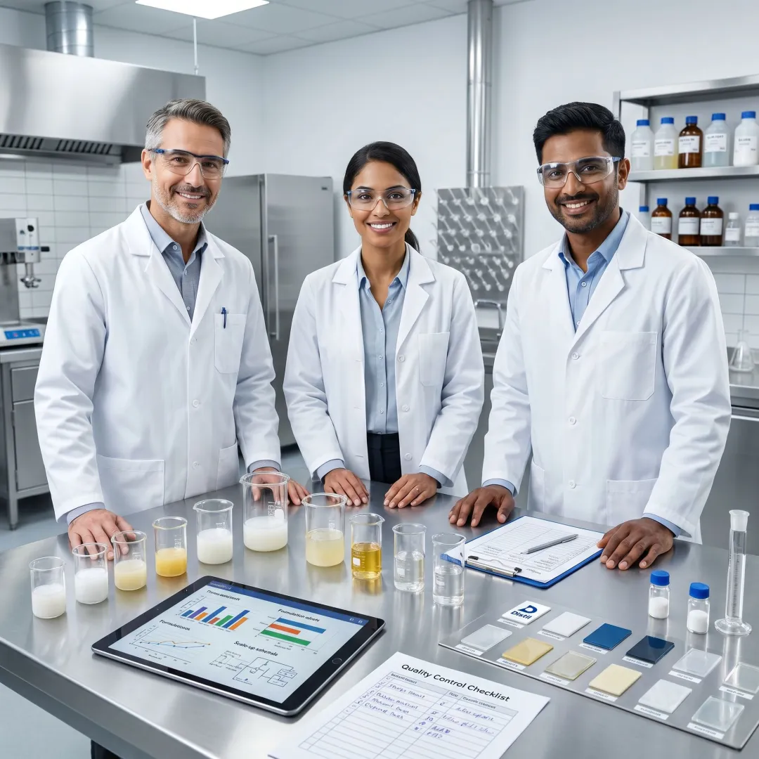 Coatings additive formulation process in laboratory