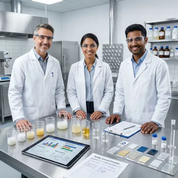 Coatings additive formulation process in laboratory
