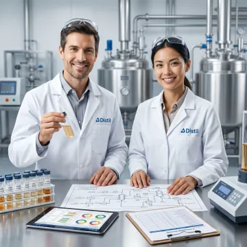 Specialty chemical development and scale-up process