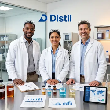 Specialty chemical formulation and distribution team at work