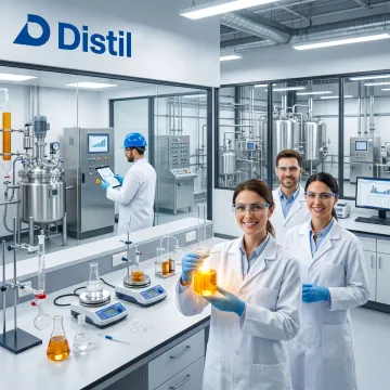 Specialty chemical product development process in a lab and production setting