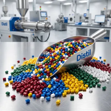 Color masterbatch pellets for industrial polymer manufacturing
