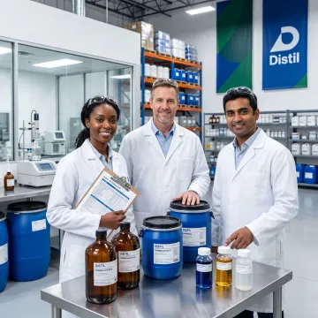 Specialty chemical supply and distribution team