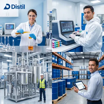 Specialty chemicals production and supply process