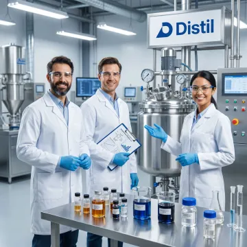 Chemical blending process in manufacturing