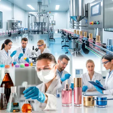 Cosmetic product development and manufacturing workflow