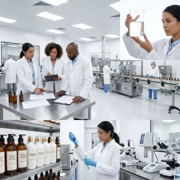 Hair care product development and production process