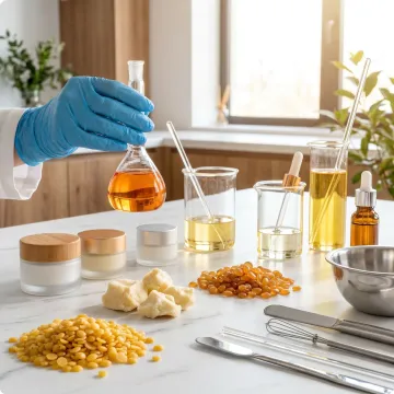 Natural wax emollient ingredients for personal care formulation