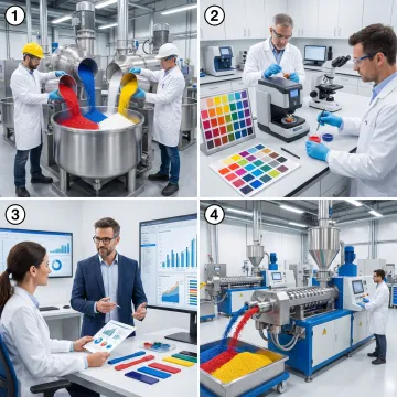 Polymer compounding process and material testing