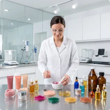Specialty cosmetic ingredients prepared for formulation work