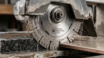 DI Tool diamond blade designed for cutting granite and porcelain tile