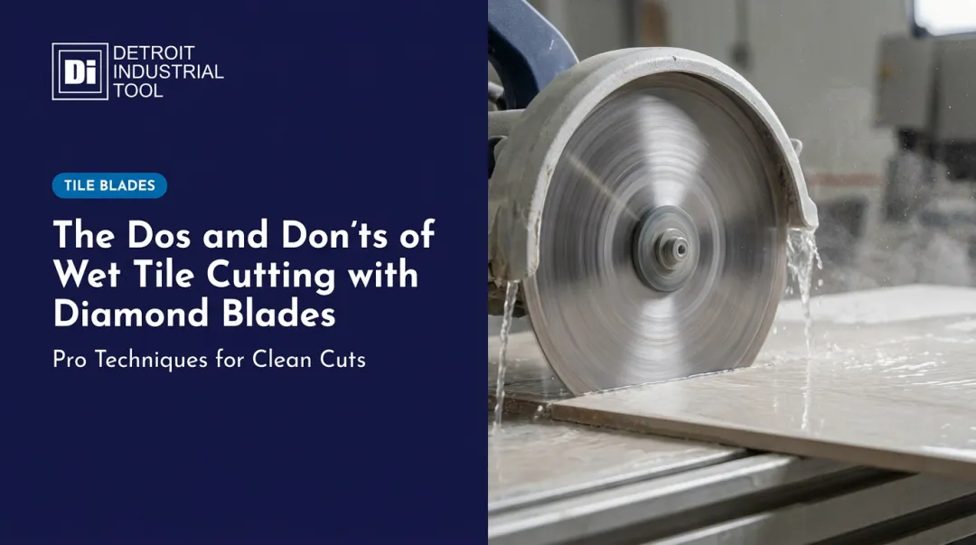 The Dos and Don'ts of Wet Tile Cutting with Diamond Blades