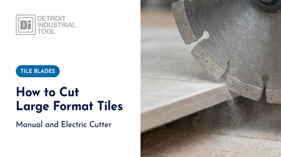 How to Cut Large Format Tiles: Manual and Electric Cutter