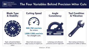 Four key factors affecting 45-degree tile miter cut quality