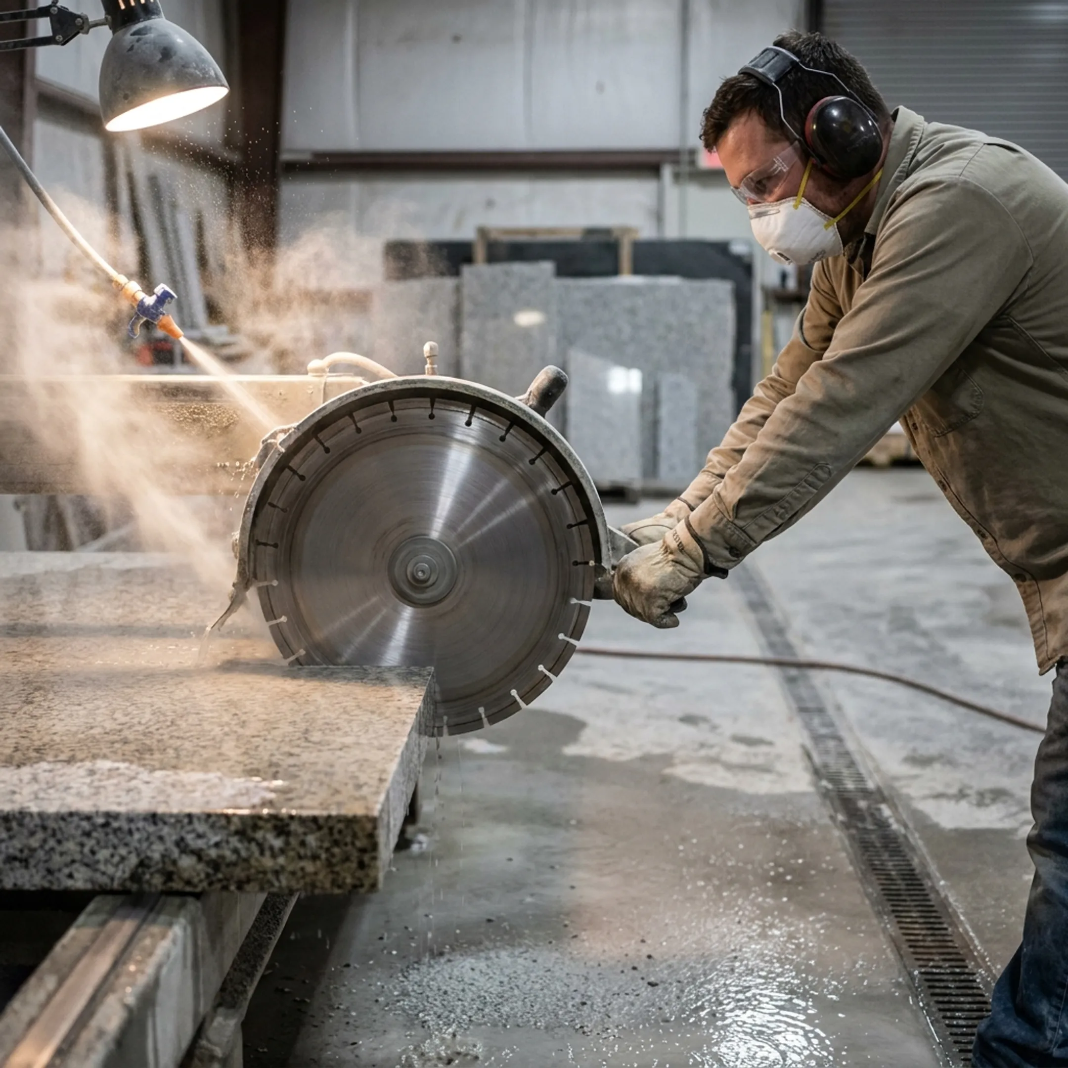 Countertop stone fabrication