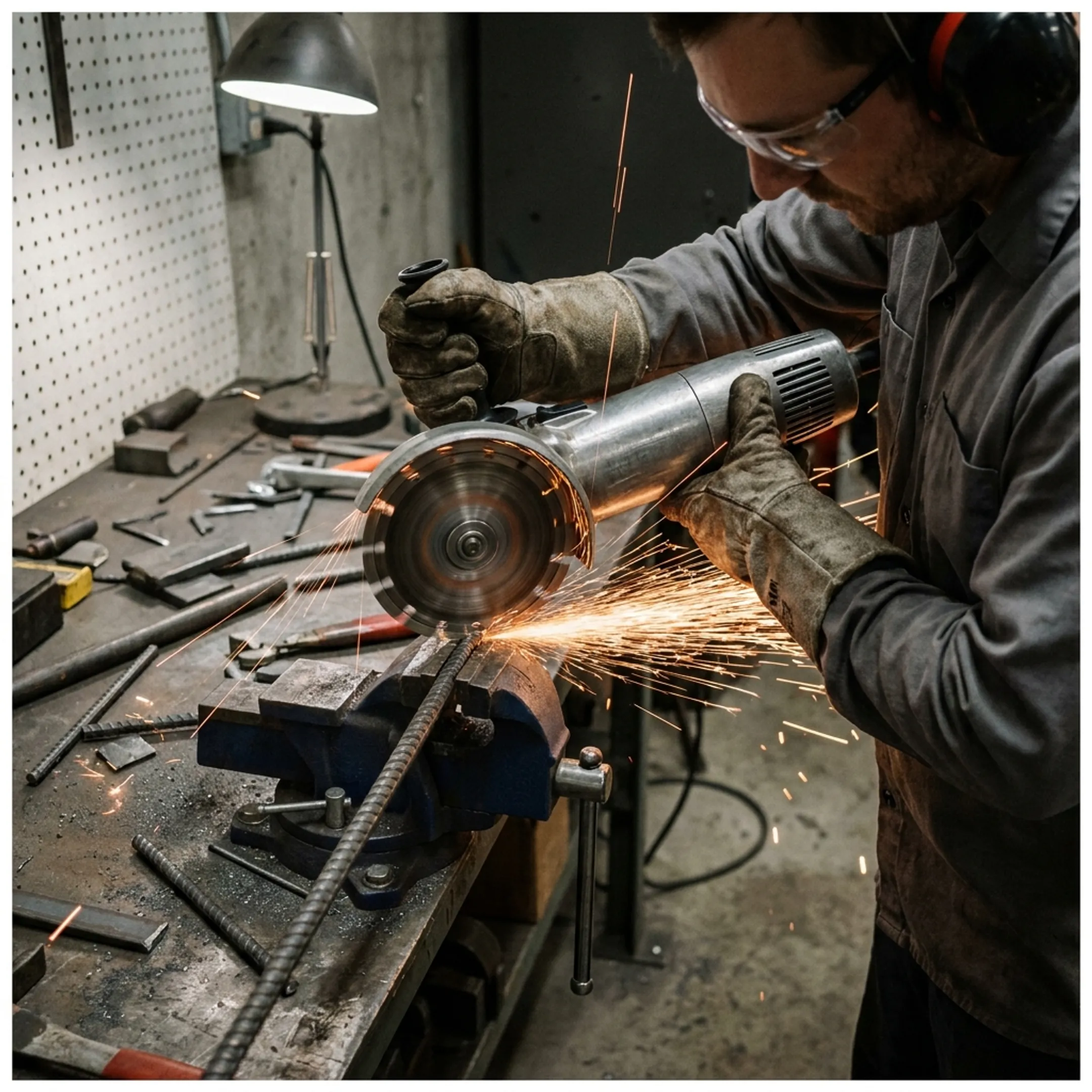 Diamond blade cutting metal