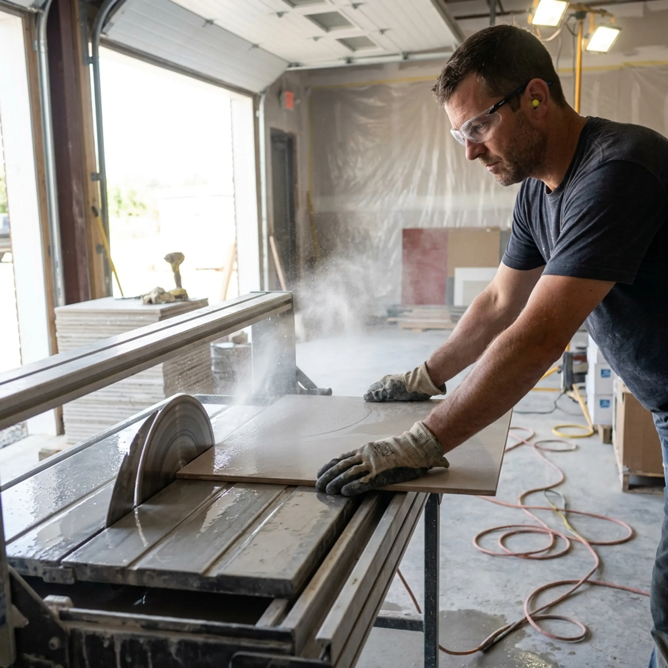 Commercial tile contracting