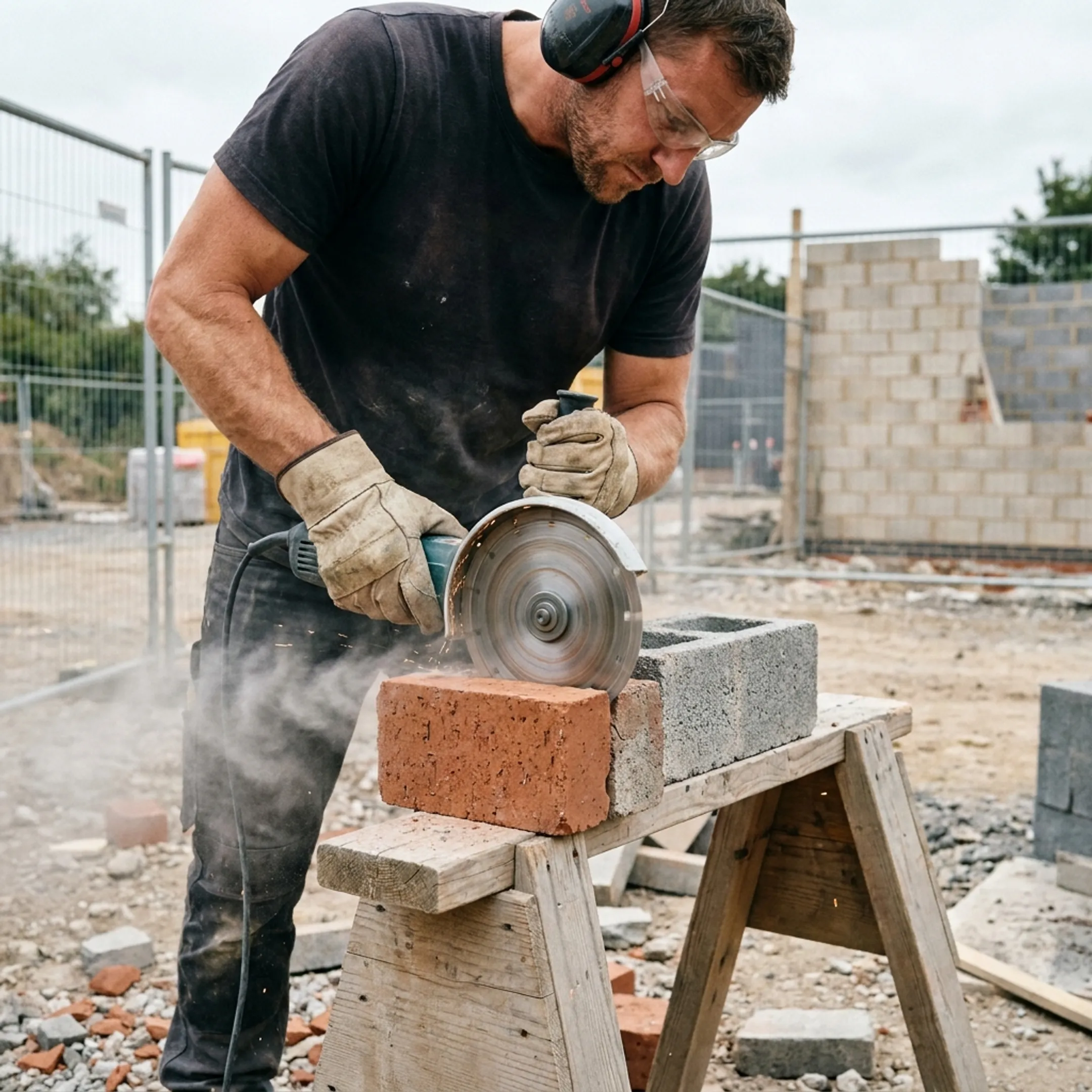 Masonry stone cutting