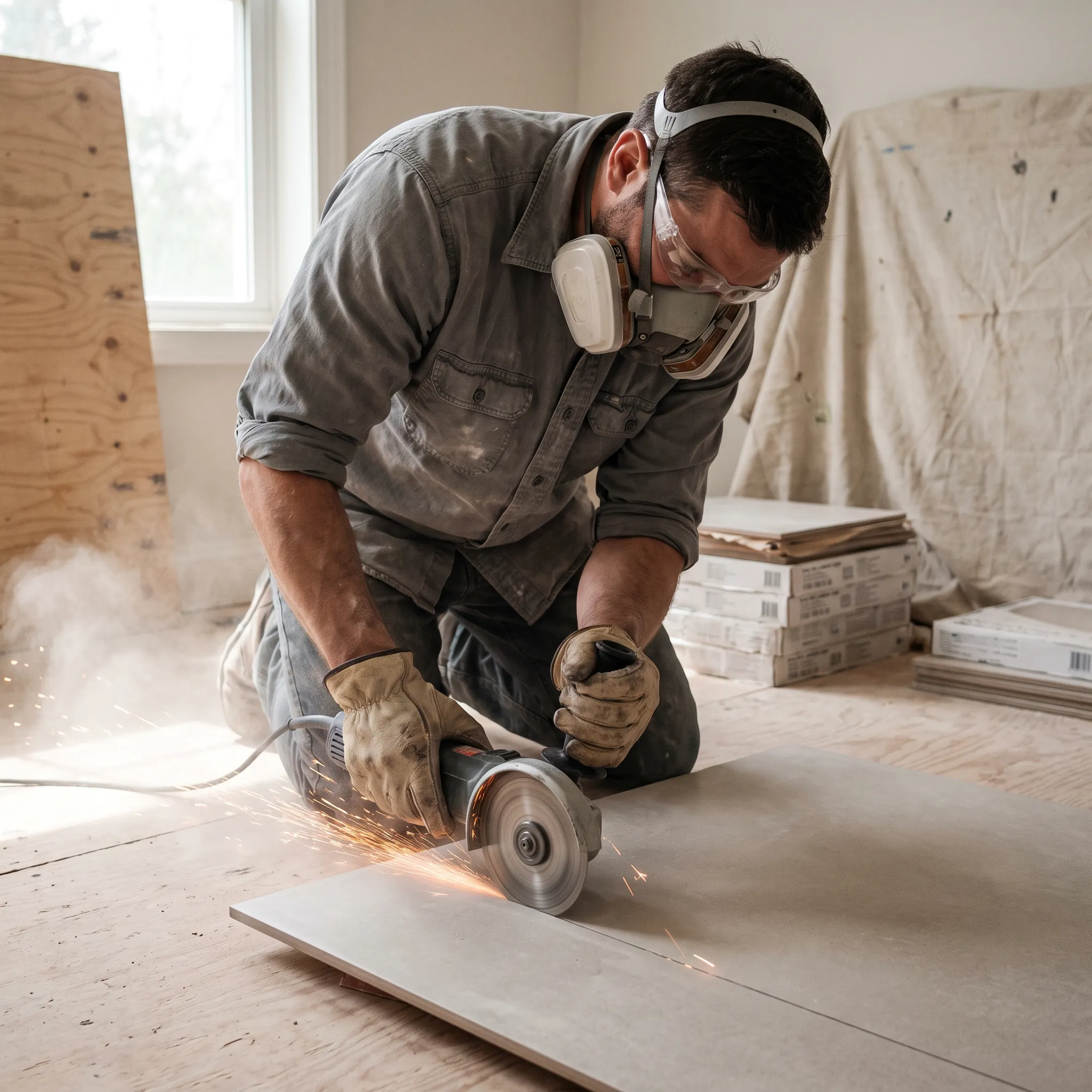 Tile and flooring installation