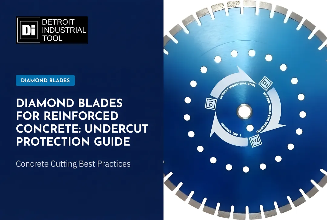 Diamond Blades for Reinforced Concrete: Undercut Protection Guide