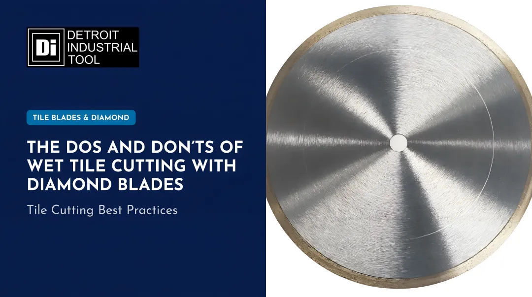 The Dos and Don'ts of Wet Tile Cutting with Diamond Blades