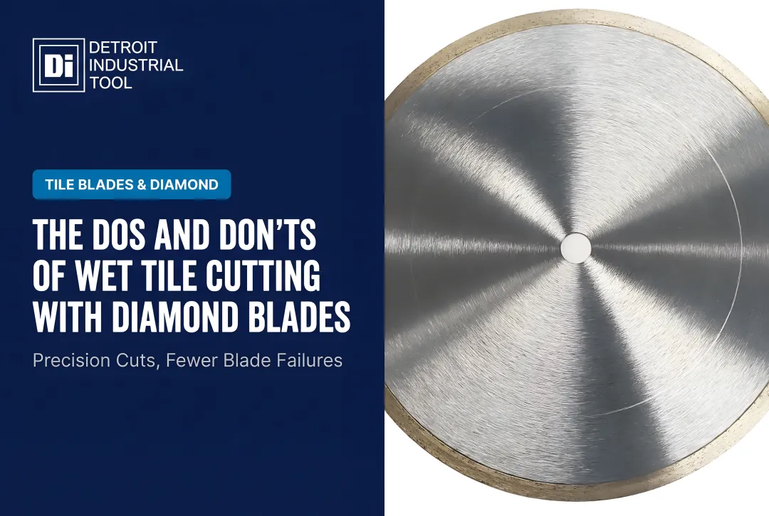 The Dos and Don'ts of Wet Tile Cutting with Diamond Blades