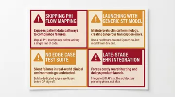 Four common EHR voice AI build mistakes and recommended prevention strategies