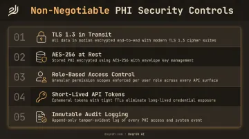 Five required HIPAA security controls for self-hosted clinical voice assistant deployment