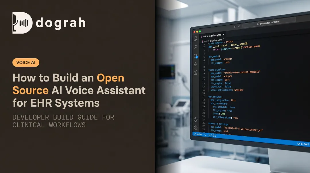 How to Build an Open Source AI Voice Assistant for EHR Systems