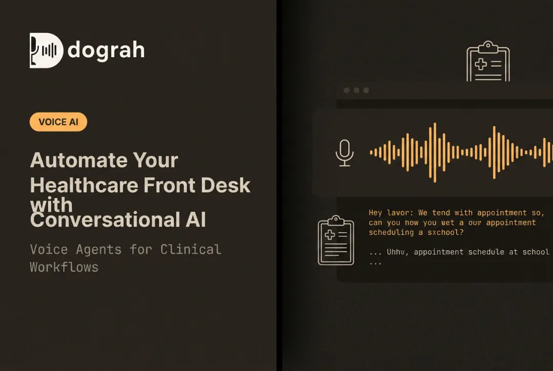Automate Your Healthcare Front Desk with Conversational AI