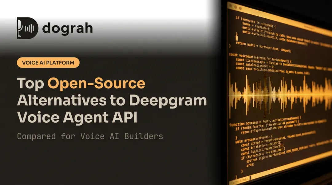 Top Open-Source Alternatives to Deepgram Voice Agent API