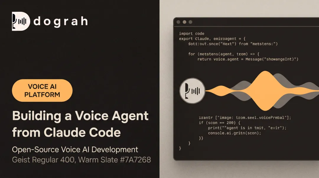Building a Voice Agent from Claude Code