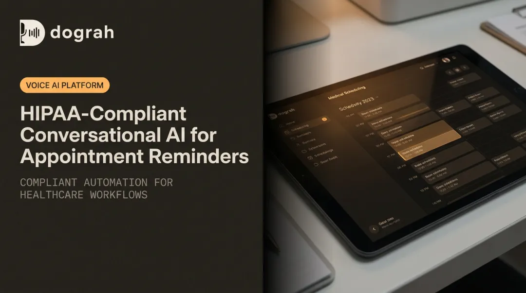 HIPAA-Compliant Conversational AI for Appointment Reminders