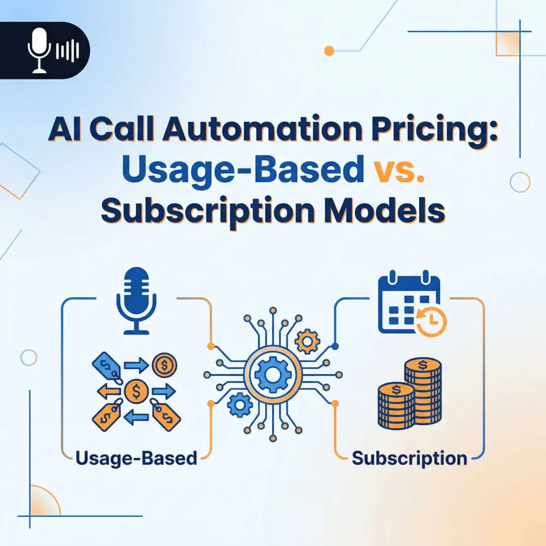 AI Call Automation Pricing: Usage-Based vs. Subscription Models