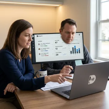 Roofing business using AI voice automation