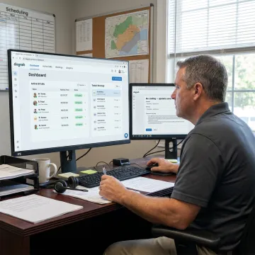 HVAC business using AI voice automation