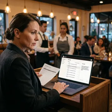 Restaurant AI voice agent handling guest calls