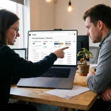 Gym lead generation dashboard with AI voice automation