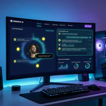 Open source voice AI platform dashboard showing real-time agent analytics