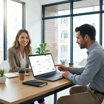 Step-by-step AI voice agent deployment process on a laptop screen