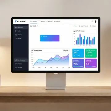 White label AI voice agent platform dashboard with branding customization options