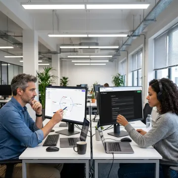 Team configuring an open-source conversational AI framework