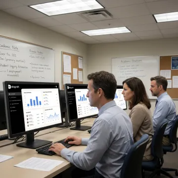 Education voice AI workflow dashboard
