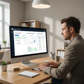 AI virtual receptionist handling small business calls