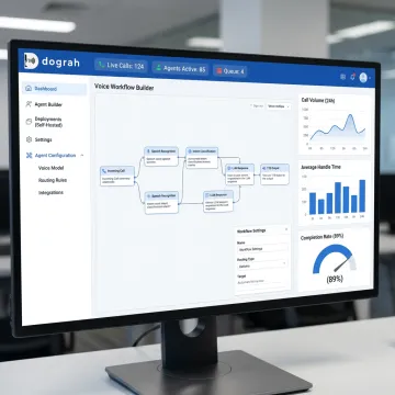 Open source IVR platform dashboard and voice workflow
