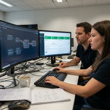 Team configuring an open source IVR deployment