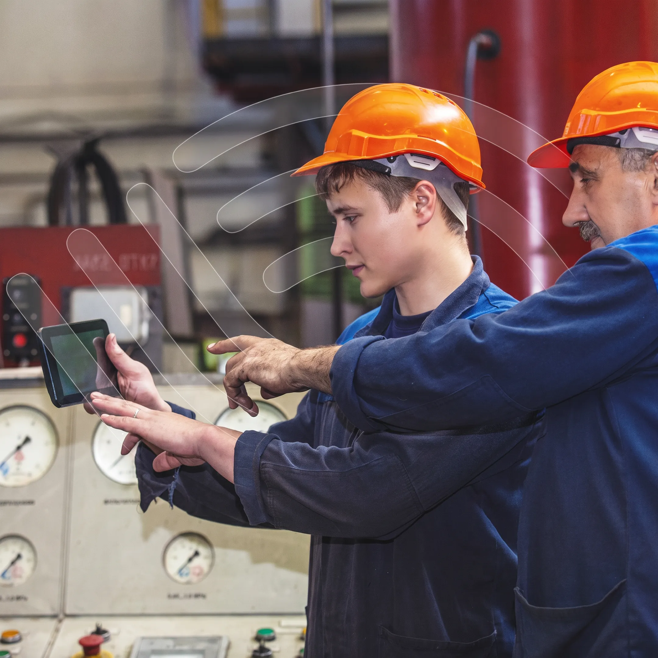 Triage professional documenting workplace injury details