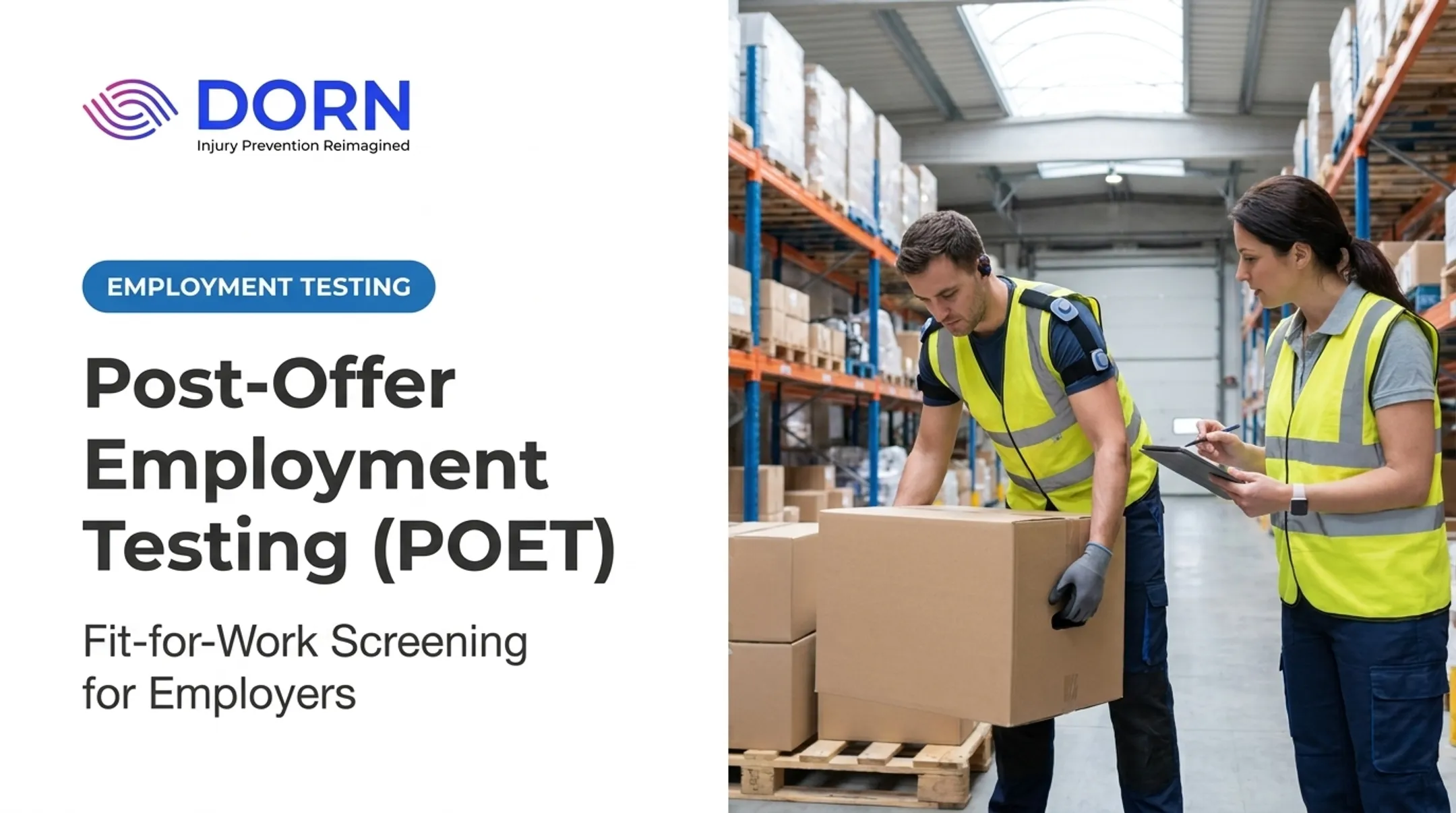 Post-Offer Employment Testing (POET)